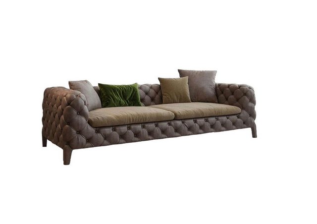 JVmoebel Sofa Tauper Chesterfield Dreisitzer Luxus Modernes Sofa Stil, 1 Te günstig online kaufen