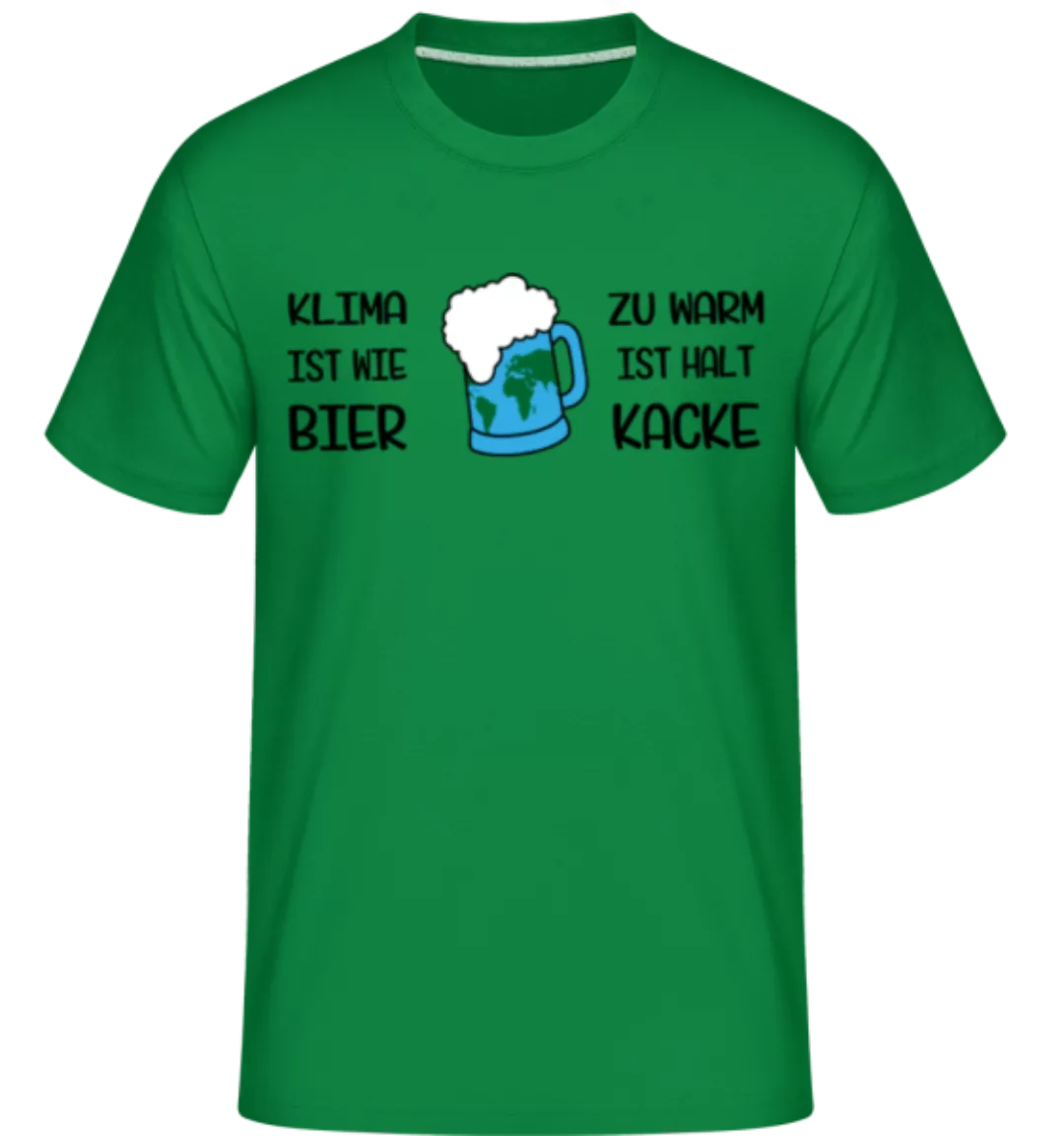 Klima Ist Wie Bier Zu Warm · Shirtinator Männer T-Shirt günstig online kaufen