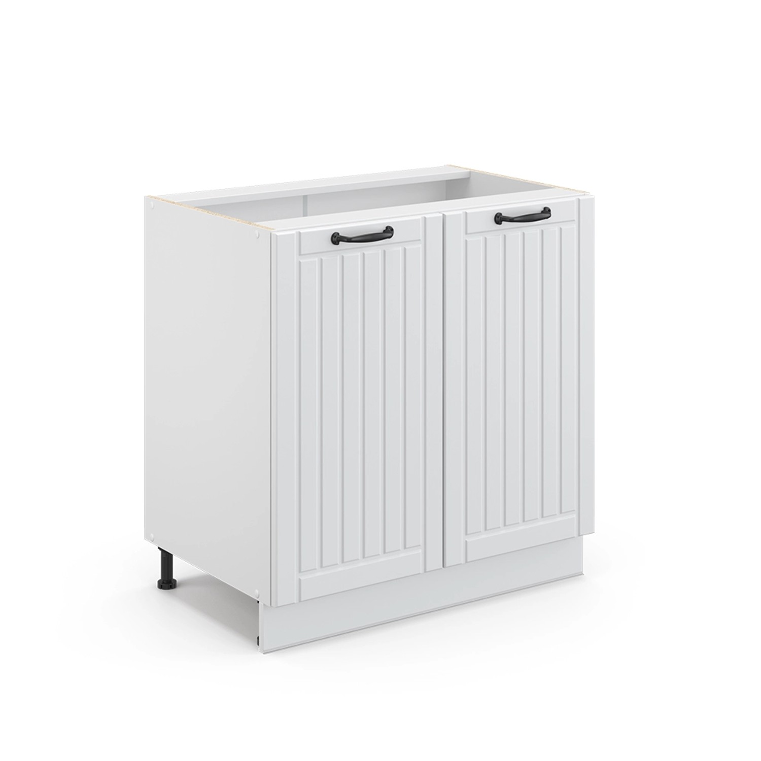 Vicco Midischrank Fame-Line, Weiß Landhaus/Weiß, 80x81.6cm günstig online kaufen
