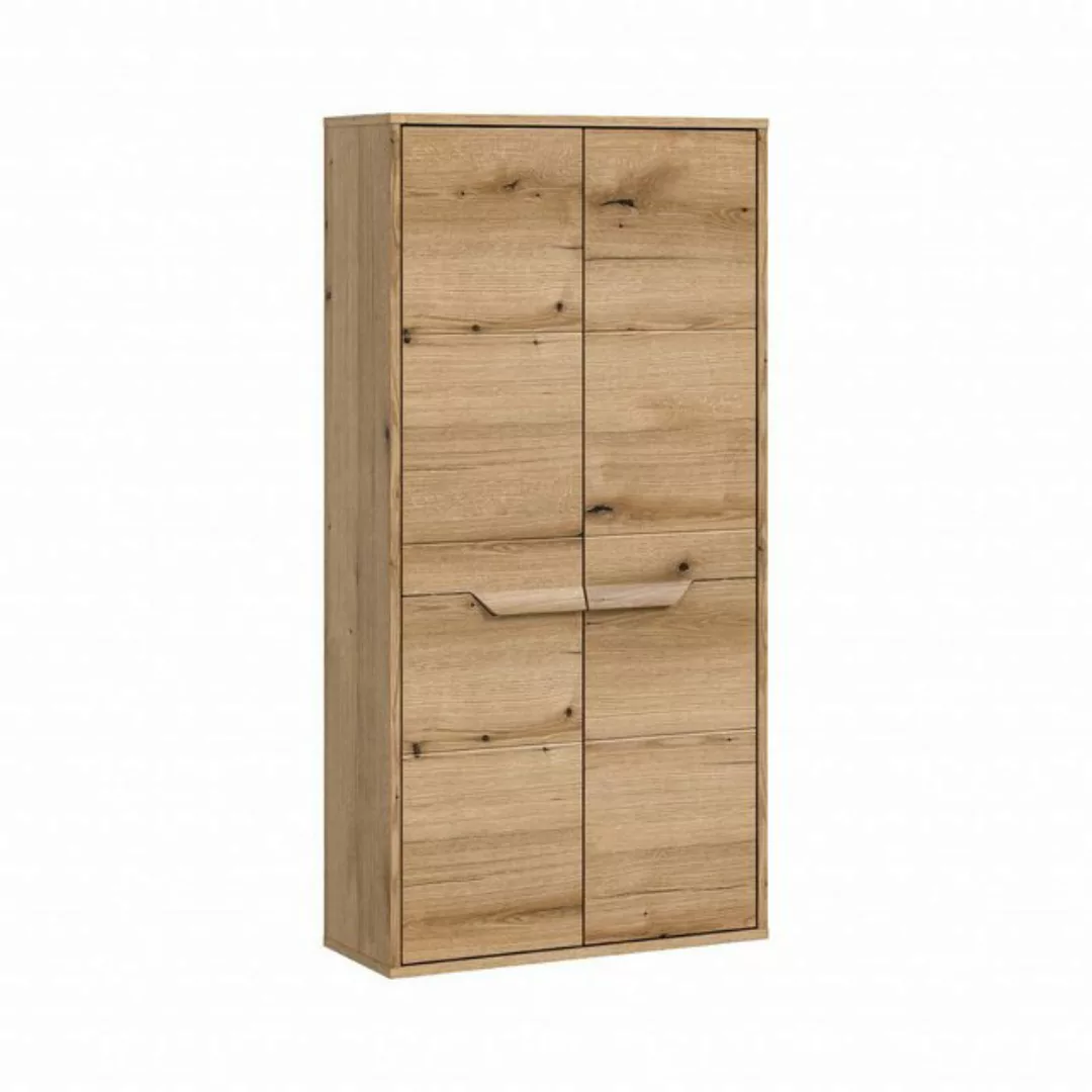 xonox.home Midischrank in Evoke Oak, Spannplatte/MDF - 64x132x32cm (BxHxT) günstig online kaufen