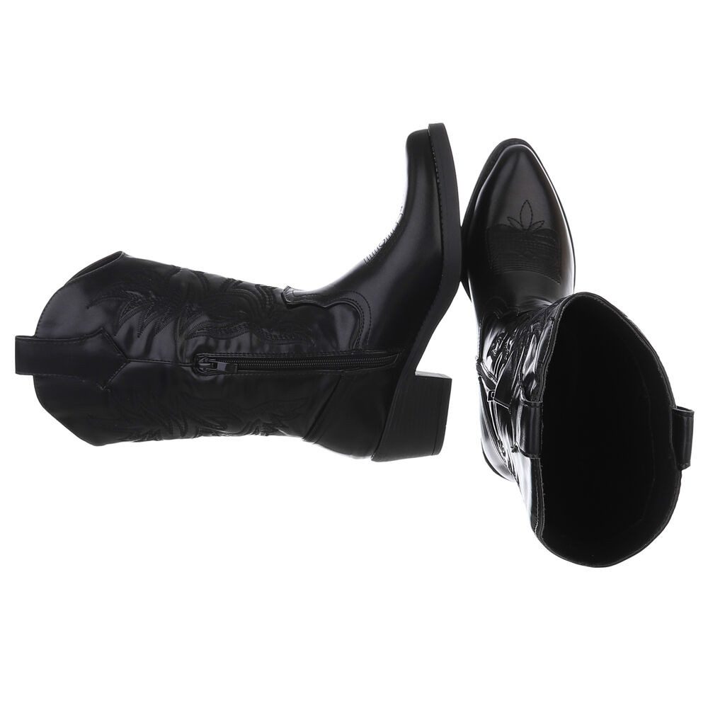 Ital-Design Eleganter Westernstiefel mit Stickerei für günstig online kaufen