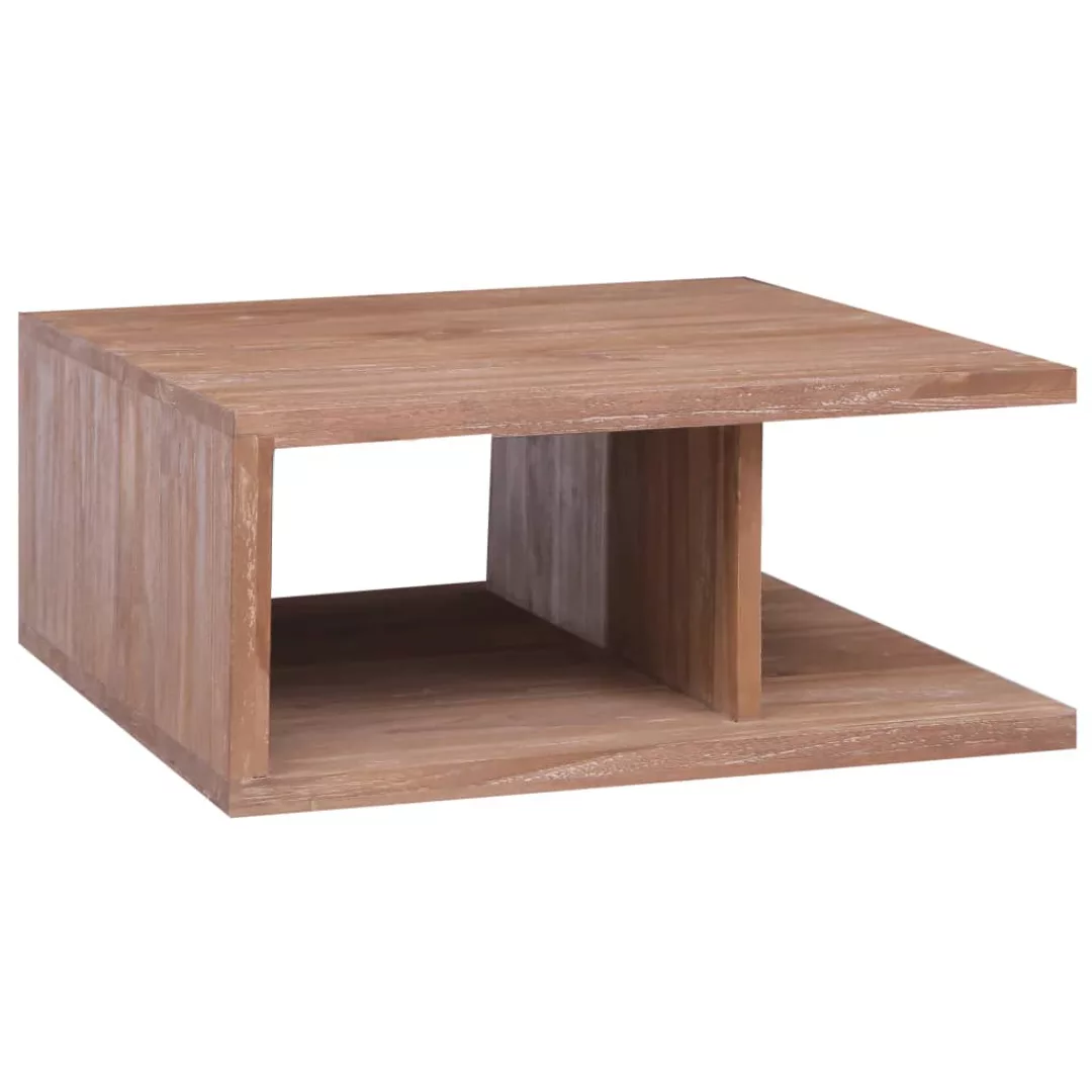 Couchtisch 70 X 70 X 30 Cm Massivholz Teak günstig online kaufen