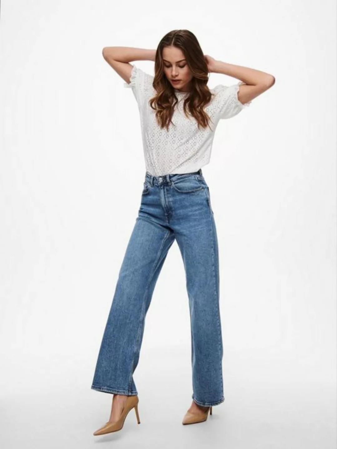ONLY High-waist-Jeans ONLJUICY HW WIDE LEG günstig online kaufen