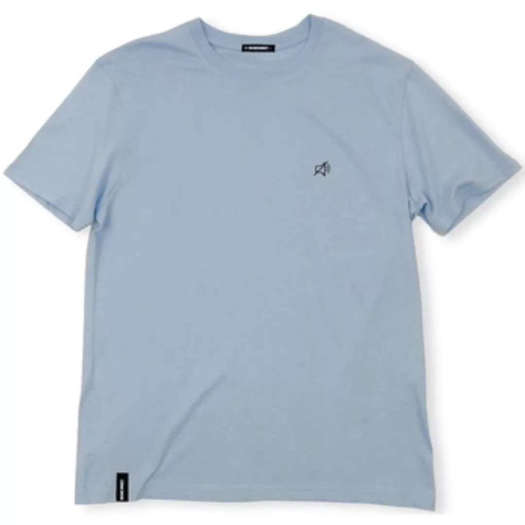 Organic Monkey  T-Shirts & Poloshirts Mute T-Shirt - Blue Macarron günstig online kaufen