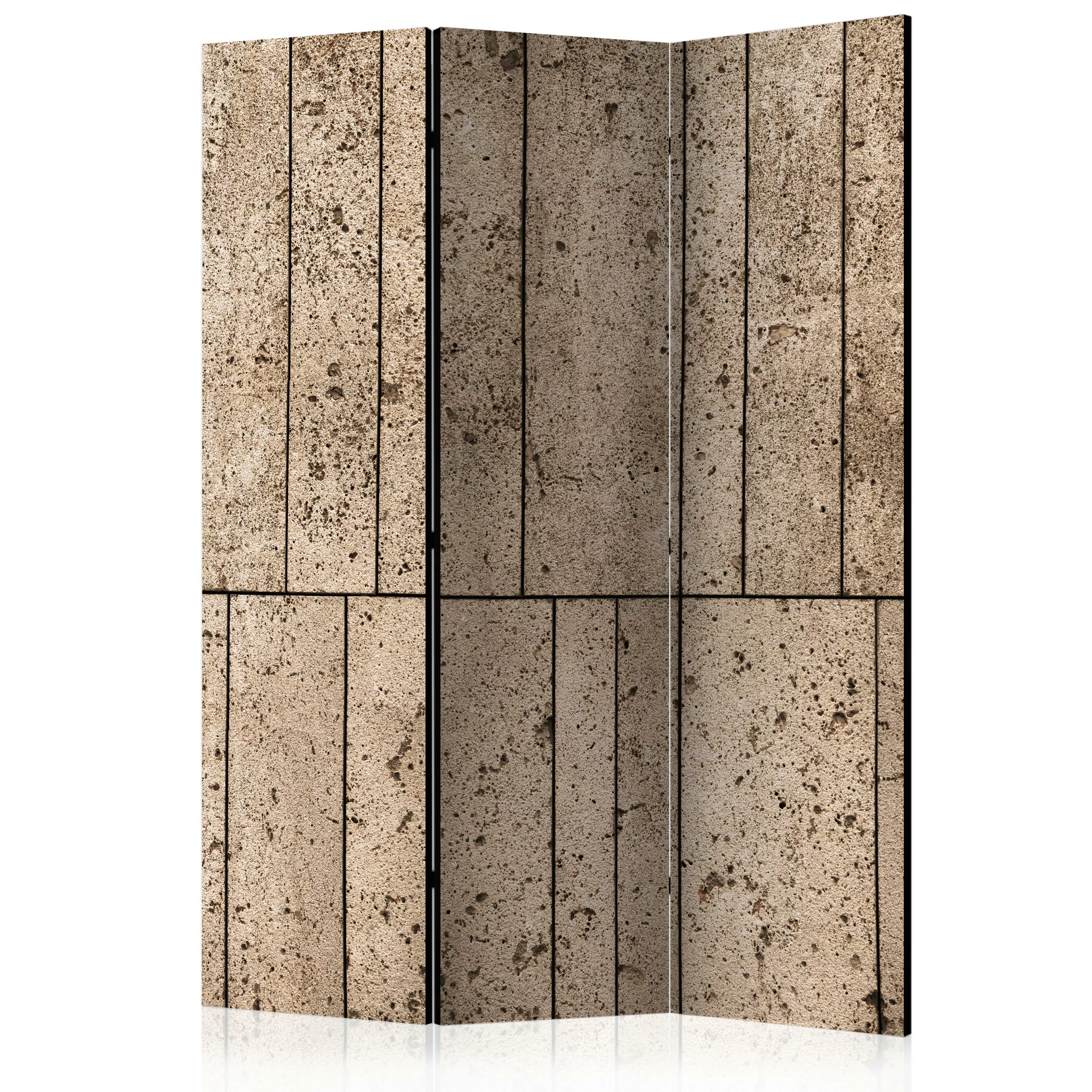 3-teiliges Paravent - Beige Wall [room Dividers] günstig online kaufen