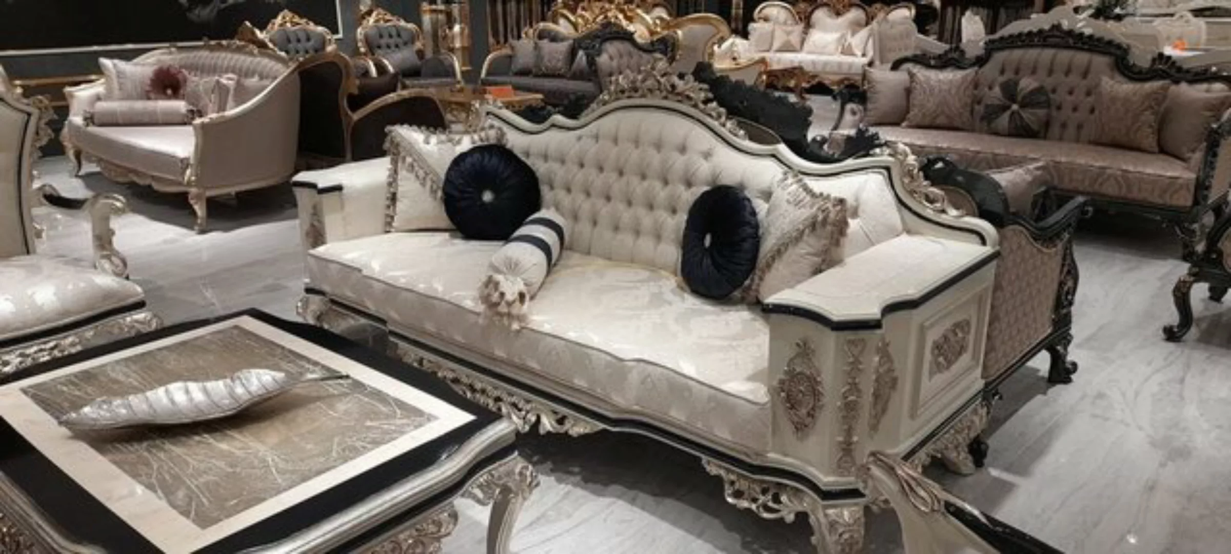 JVmoebel 3-Sitzer Chesterfield Sofa Couch 3er Couchen Polster Möbel Dreisit günstig online kaufen