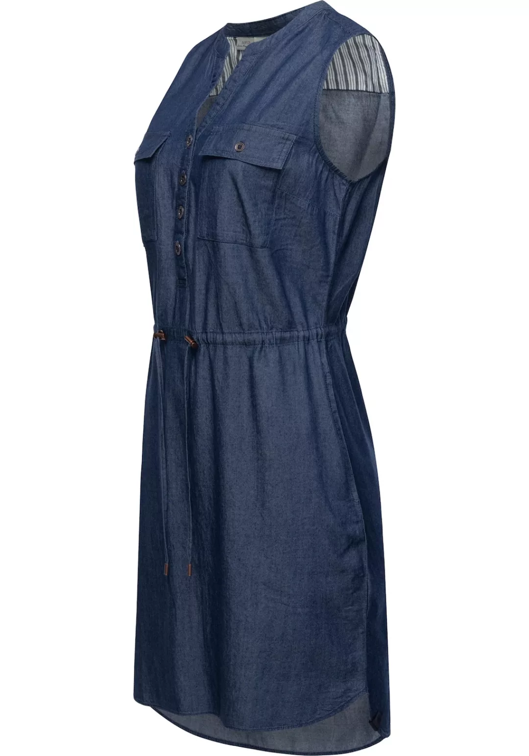 Ragwear Shirtkleid "Roisin Denim", stylisches Sommerkleid mit Bindeband günstig online kaufen