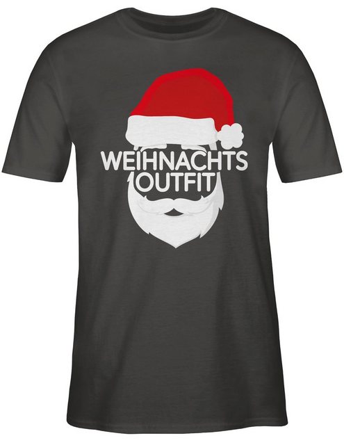 Shirtracer T-Shirt Weihnachtsoutfit mit Weihnachtsmütze Weihachten Kleidung günstig online kaufen