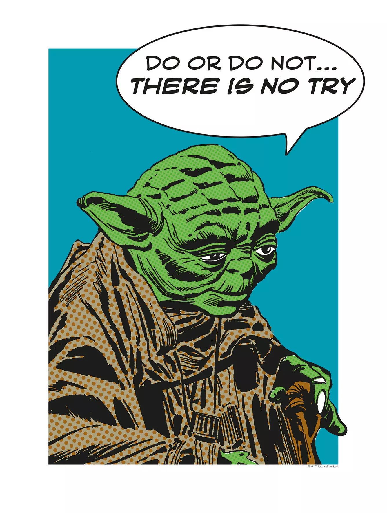 Komar Wandbild Star Wars Yoda 40 x 50 cm günstig online kaufen