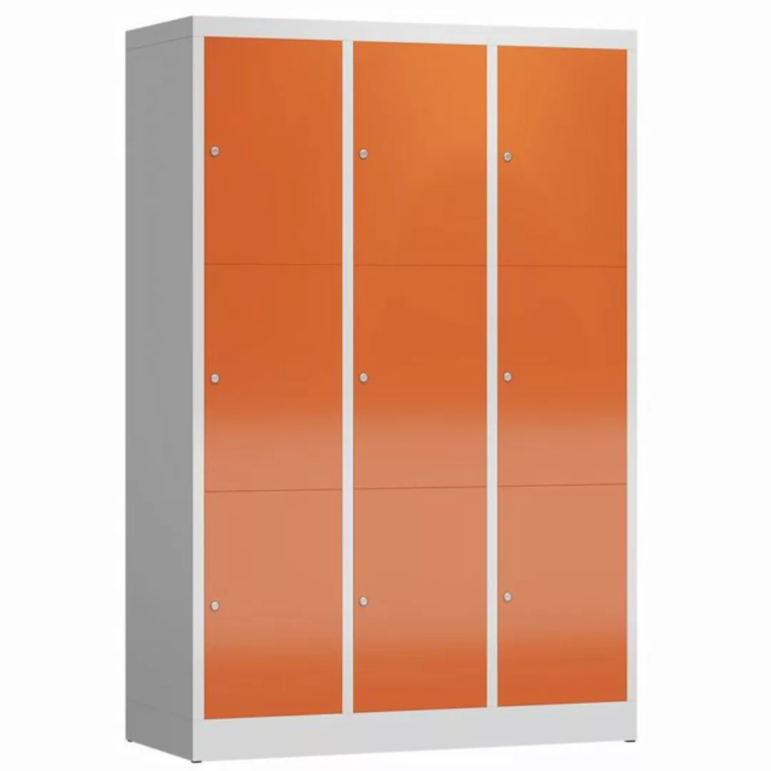 Steelboxx Fächerschrank Schließfachschrank 9 Fächer Spindschrank (1-St) kom günstig online kaufen