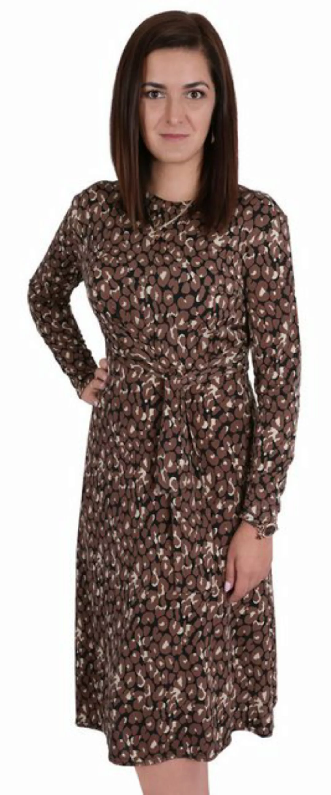 Sarcia.eu Midikleid Ein schwarz-braunes geflecktes Kleid von John Zack XL günstig online kaufen