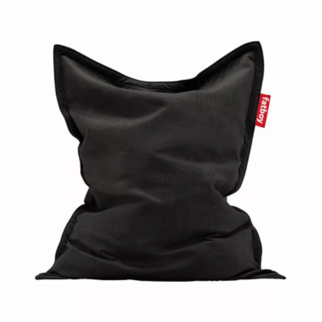 Sitzkissen Original Slim Royal Velvet textil schwarz / 100% Recycling - Loc günstig online kaufen