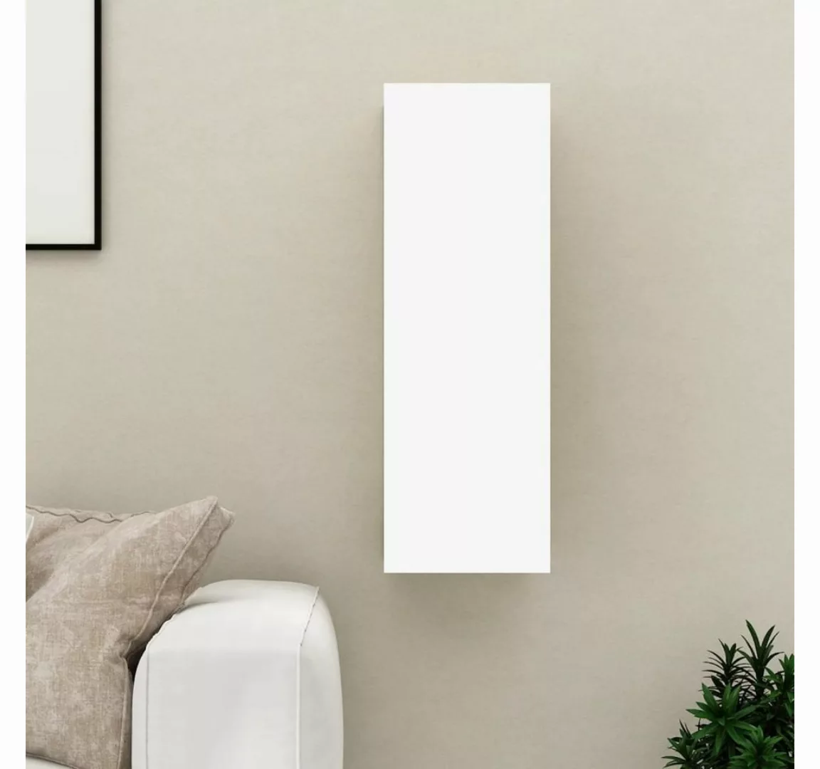 furnicato TV-Schrank Weiß 30,5x30x90 cm Holzwerkstoff günstig online kaufen
