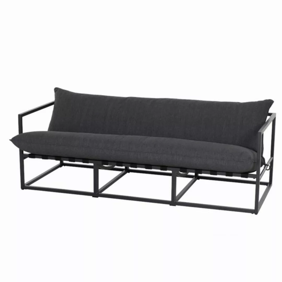 Siena Garden Loungesofa Siena Garden Monza 3-Sitzer Sofa Alugestell matt an günstig online kaufen