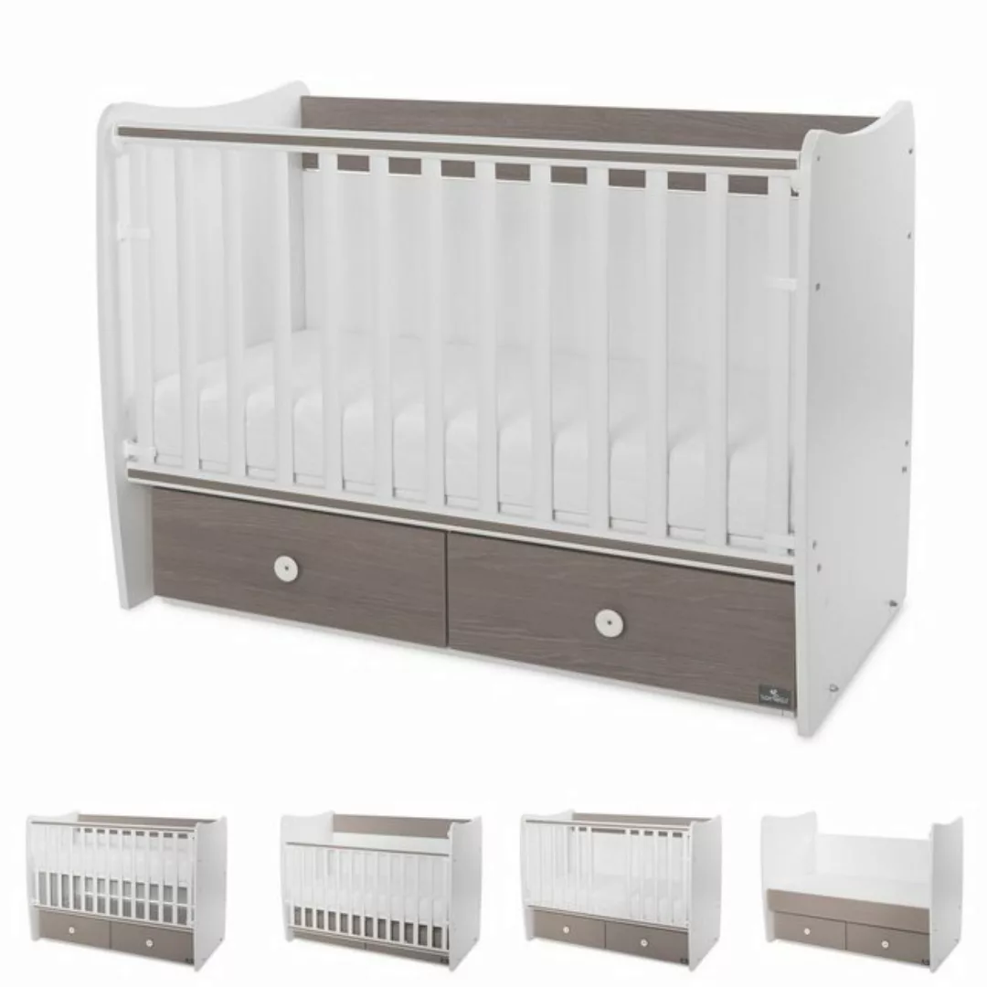 Lorelli Komplettbett Babybett MATRIX NEW Kinderbett, 120 x 60 cm, 2 Ebenen, günstig online kaufen