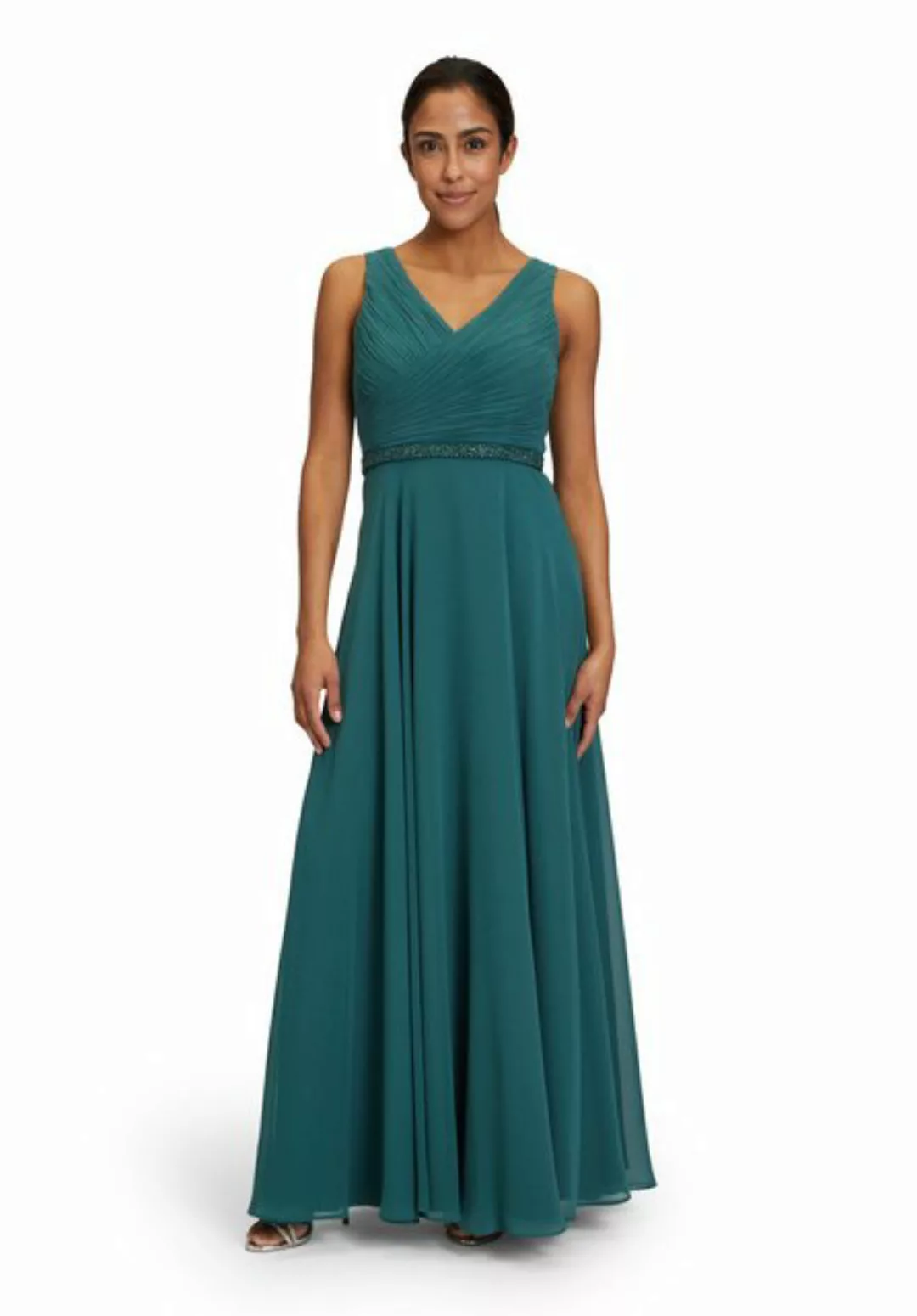 Vera Mont Abendkleid Vera Mont Abendkleid mit Plissee Dekoelemente günstig online kaufen