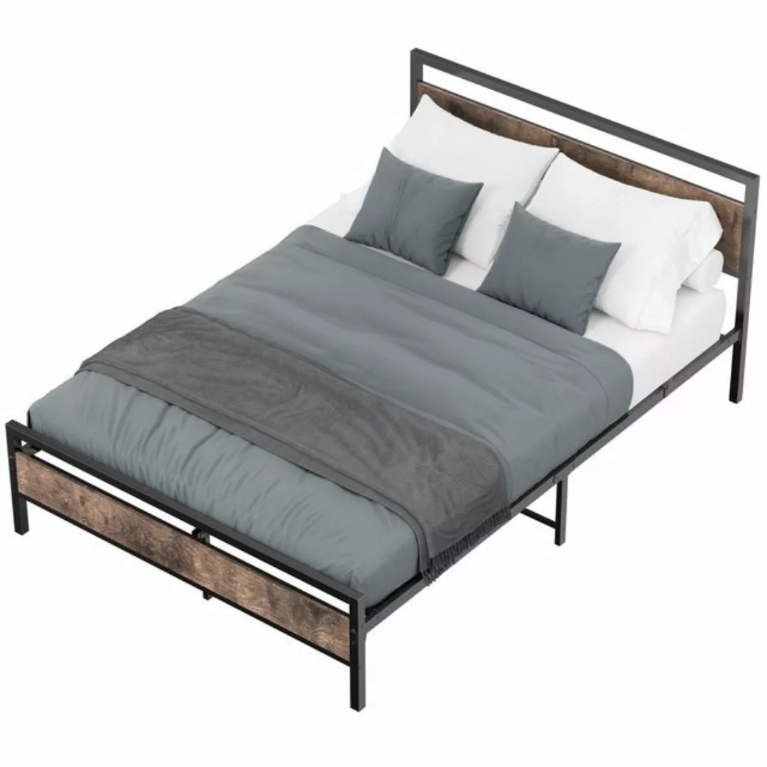 MODFU Metallbett Jugendbett (mit Lattenrost, Bettrahmen Gästebett Jugendbet günstig online kaufen