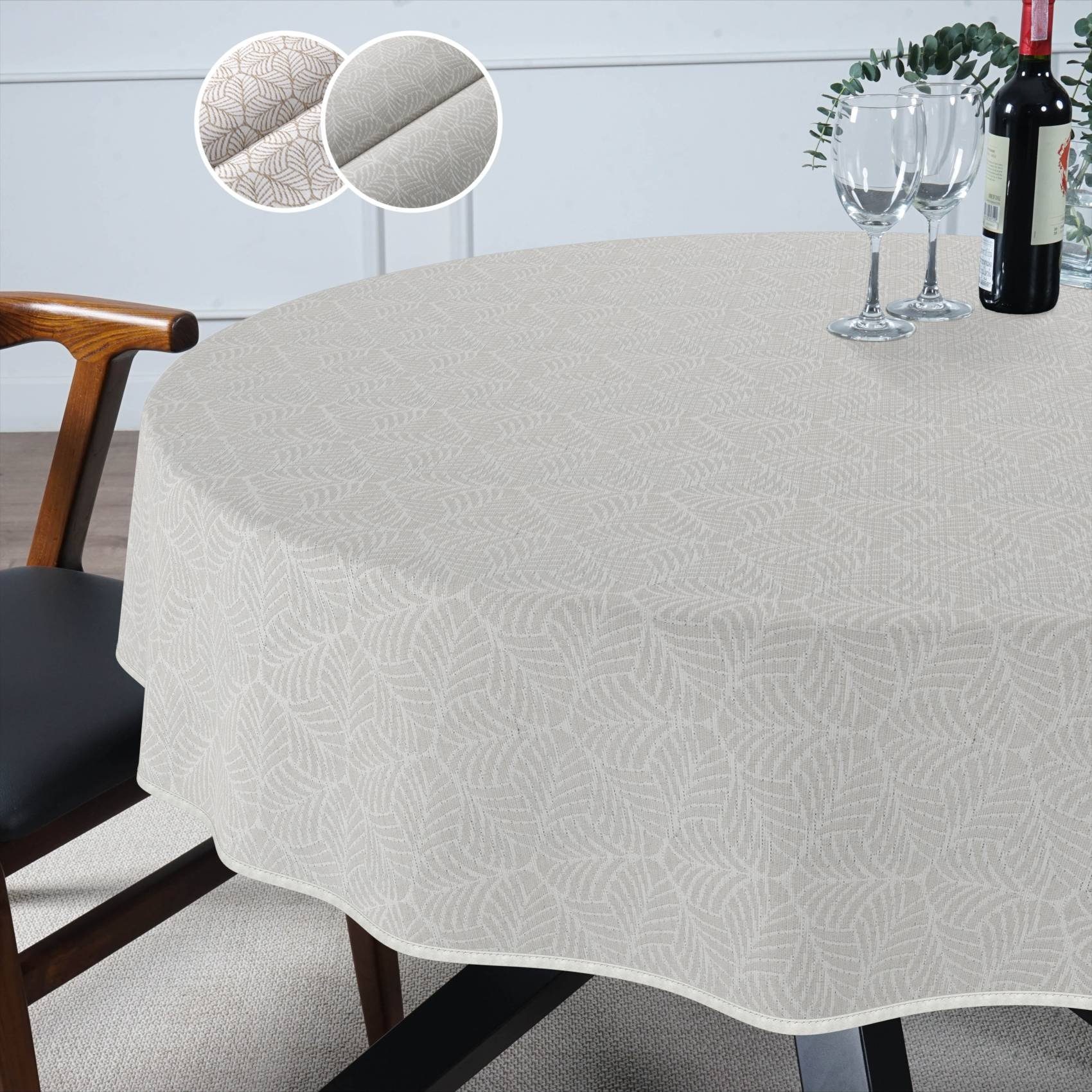 ANRO Tischdecke mit Beschichtung Tischwäsche Ästhetik günstig online kaufen