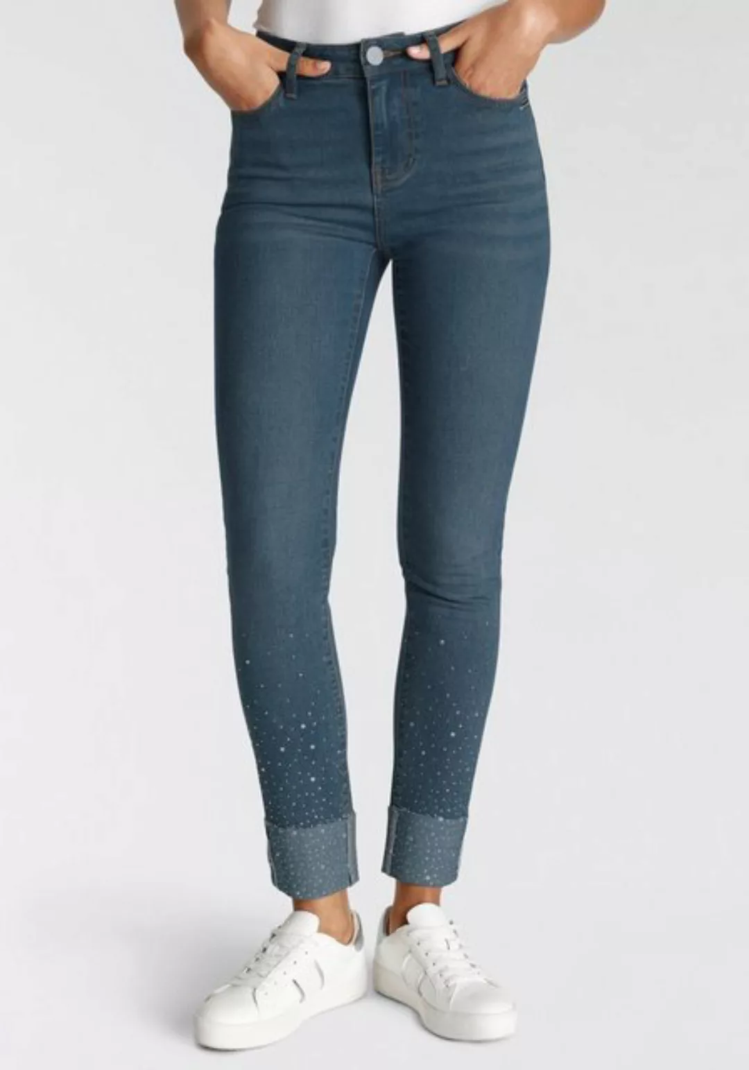 Bruno Banani 7/8-Jeans Glitzer-Details NEUE KOLLEKTION günstig online kaufen