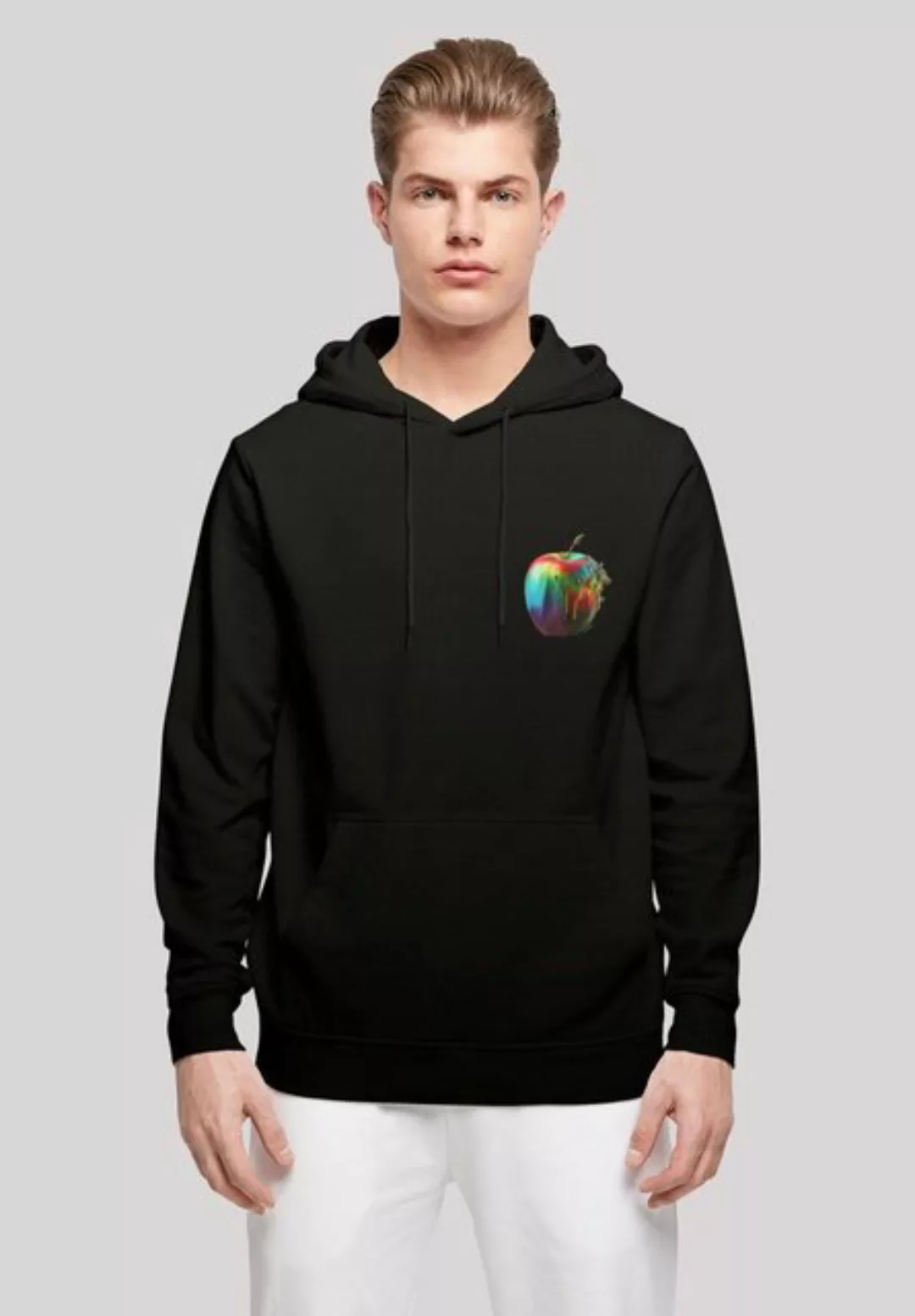 F4NT4STIC Kapuzenpullover Colorfood Collection - Rainbow Apple Print günstig online kaufen