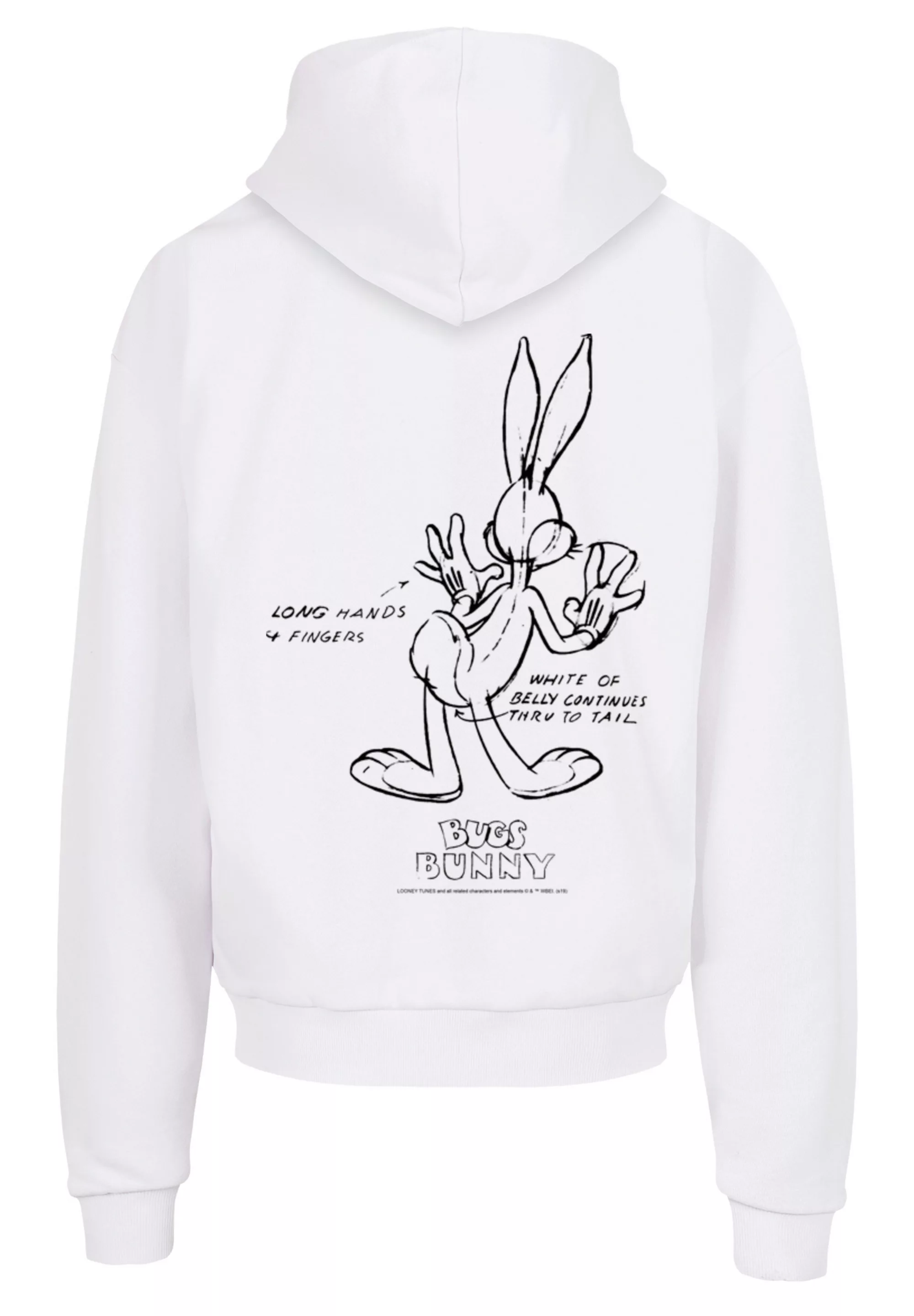 F4NT4STIC Kapuzenpullover "Looney Tunes Bugs Bunny White Belly", Print günstig online kaufen