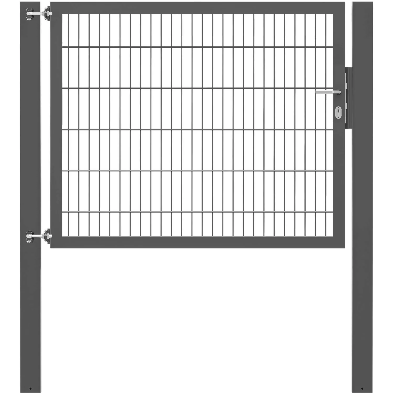 Einzeltor Flexo Plus 150 cm x 120 cm Pfosten 100 cm x 100 cm Anthrazit günstig online kaufen