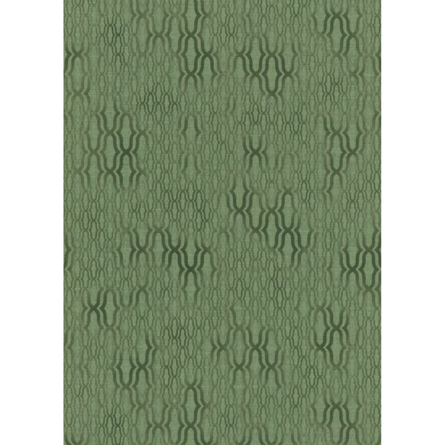 Erismann Vliestapete Casual Chic 10,05 m x 0,53 m Ornament Alhambra Grün günstig online kaufen