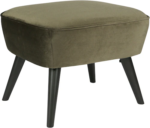 WOOOD Hocker "Sara", mit Samtstoff gepolstert, rechteckige Form, H 41 cm x günstig online kaufen