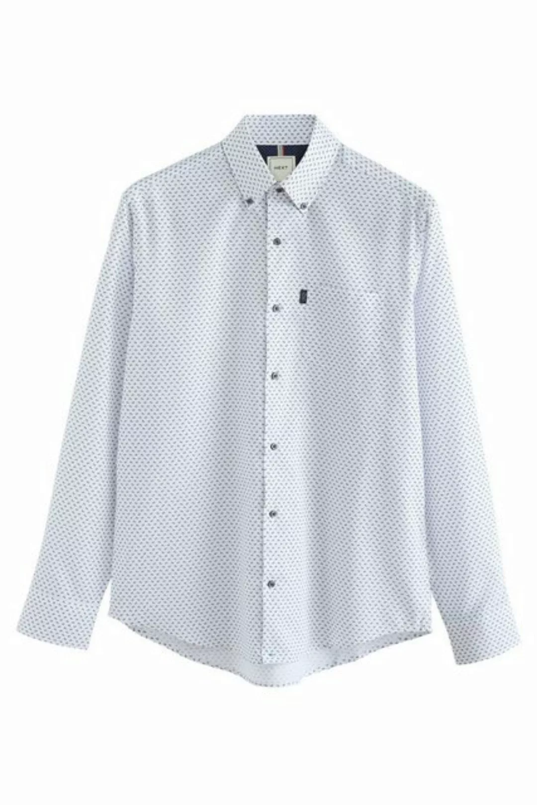 Next Langarmhemd Pflegeleichtes Button-Down-Oxford-Hemd (1-tlg) günstig online kaufen