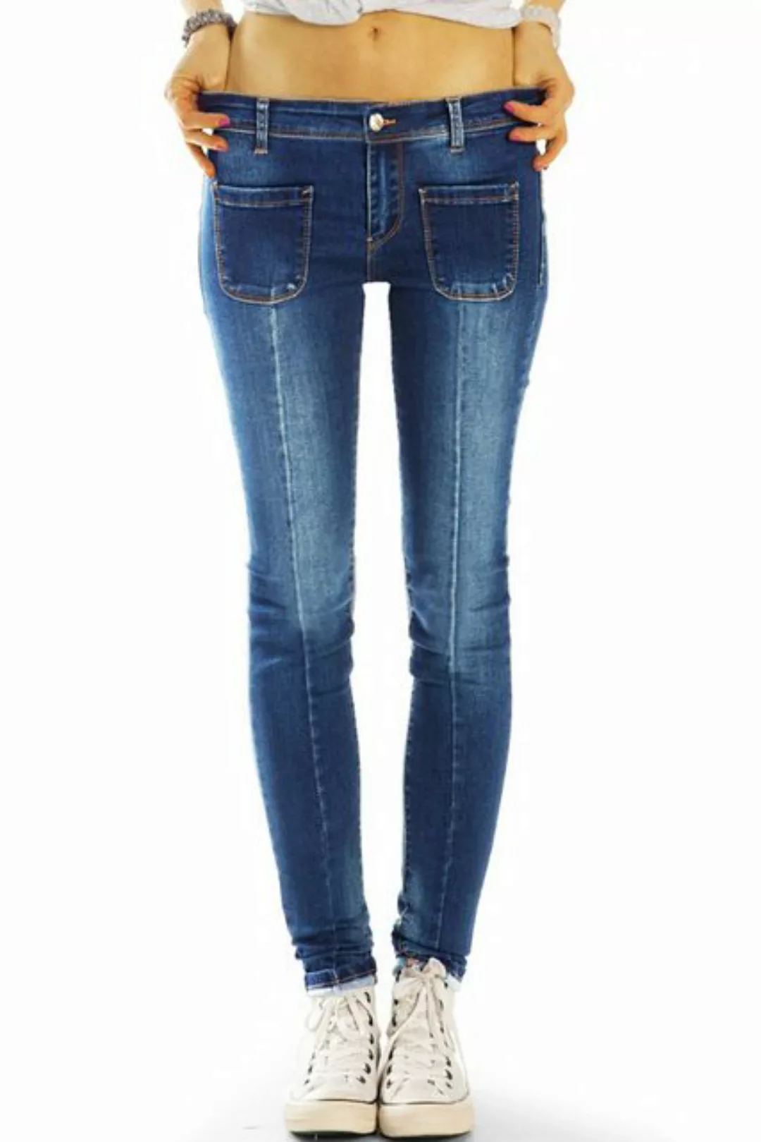 be styled Röhrenjeans Hüftige Jeans Röhrenjeans skinny Hosen stretch slimfi günstig online kaufen