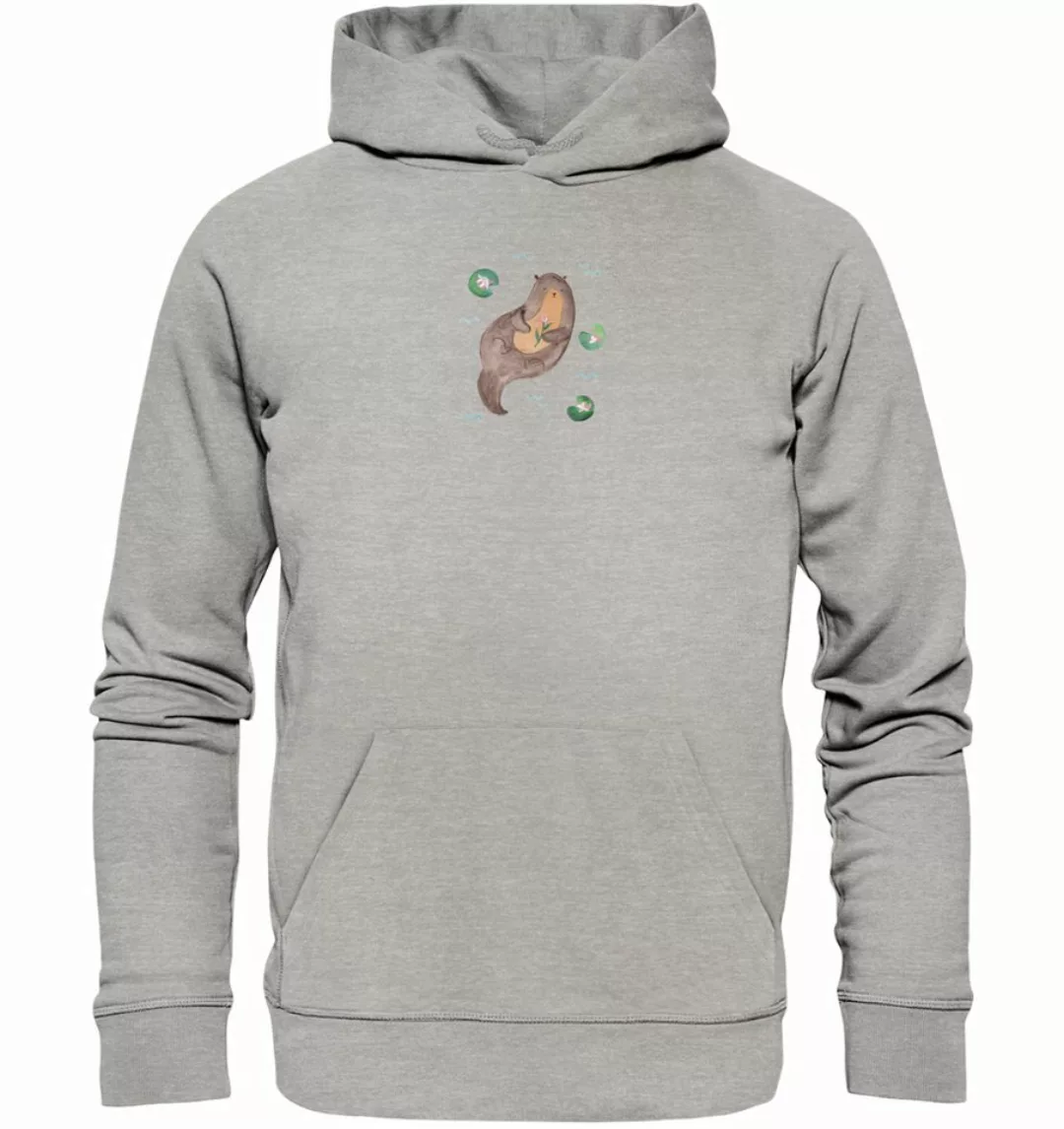 Mr. & Mrs. Panda Hoodie Größe XS Otter Seerose - Heather Grey - Geschenk, S günstig online kaufen