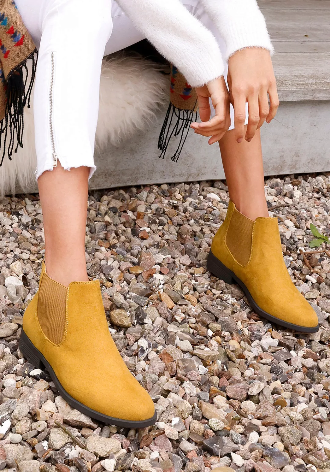 Vivance Chelseaboots, bequem zum Reinschlüpfen, Stiefelette, Ankle Boots VE günstig online kaufen