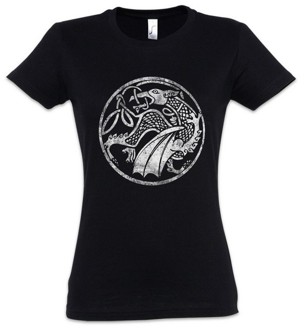 Urban Backwoods Print-Shirt Celtic Druid Damen T-Shirt Kelten Knoten Keltis günstig online kaufen