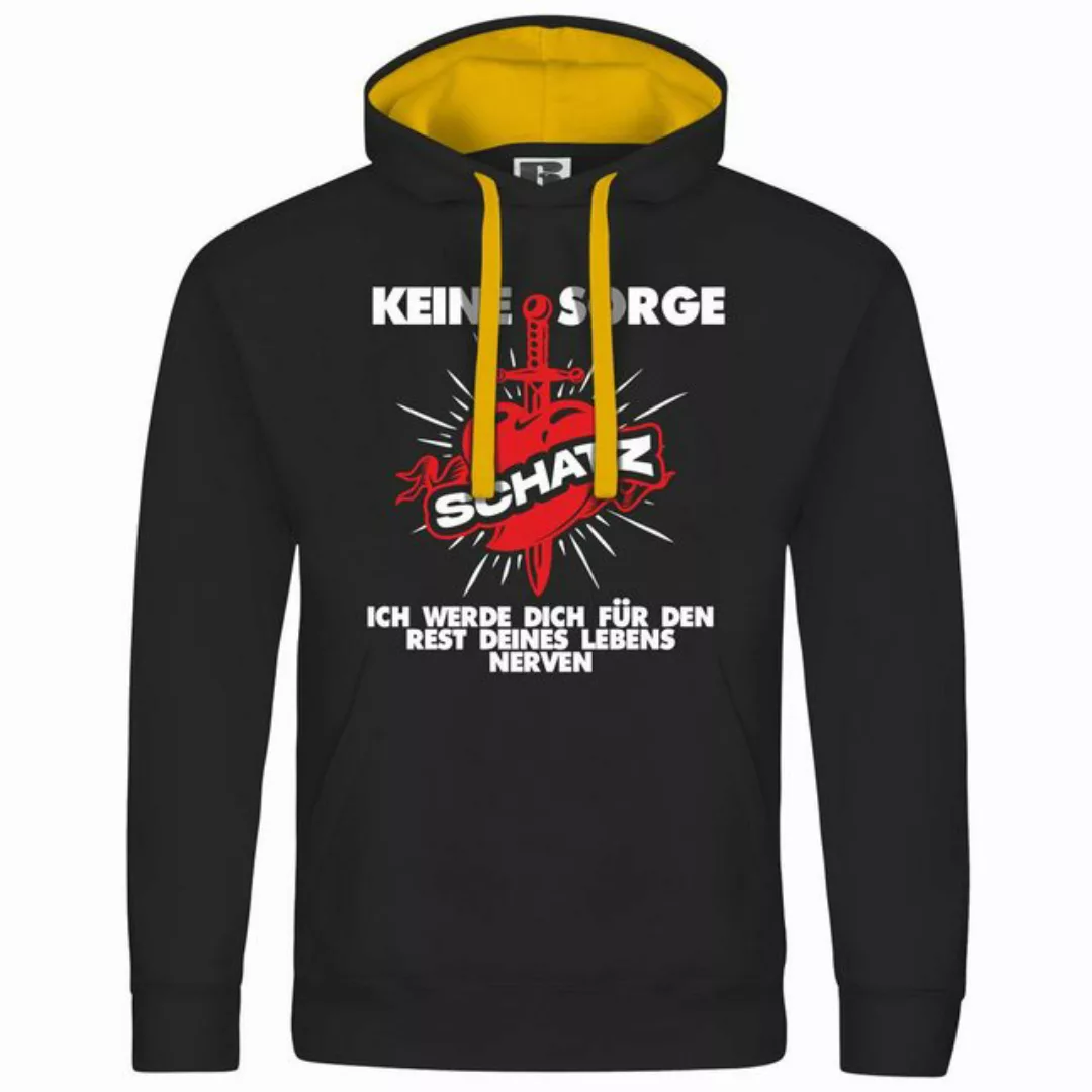 deinshirt Kapuzenpullover Herren Kapuzenpullover Keine Sorge Schatz Mit Pri günstig online kaufen