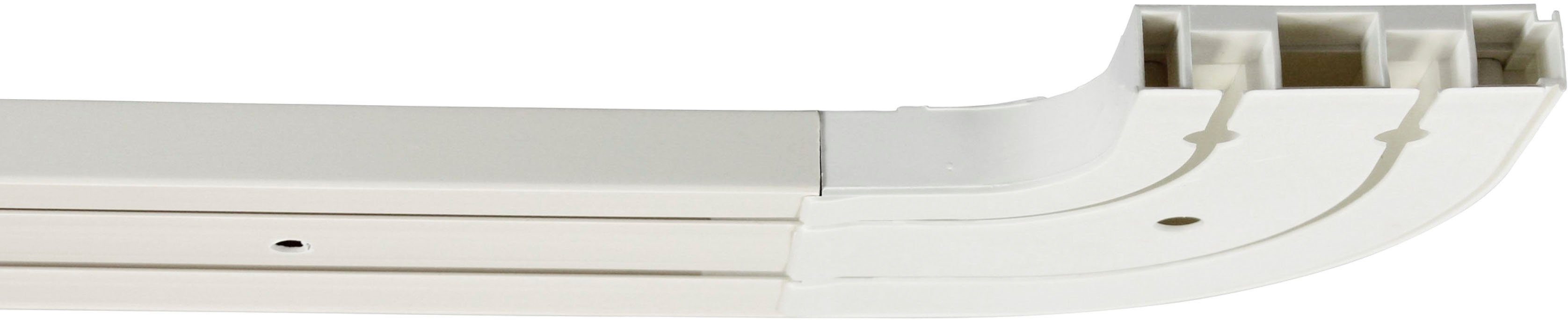 GARESA Gardinenschiene »Kunststoffschiene CREDO«, 2 läufig-läufig, Wunschma günstig online kaufen