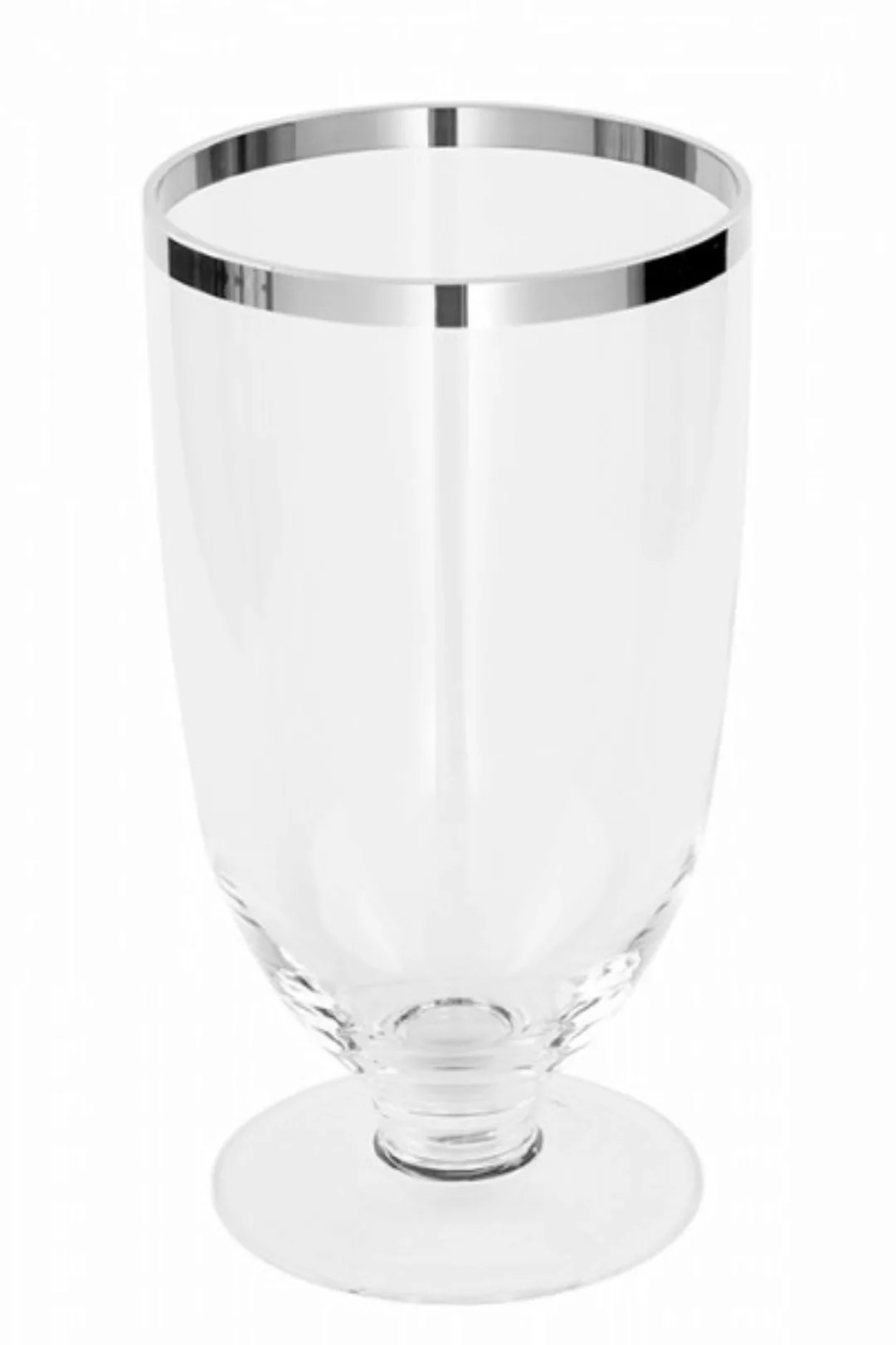 ELITE Windlicht & Vase mit Platinumrand Höhe 30 cm, Durchmesser 16 cm günstig online kaufen