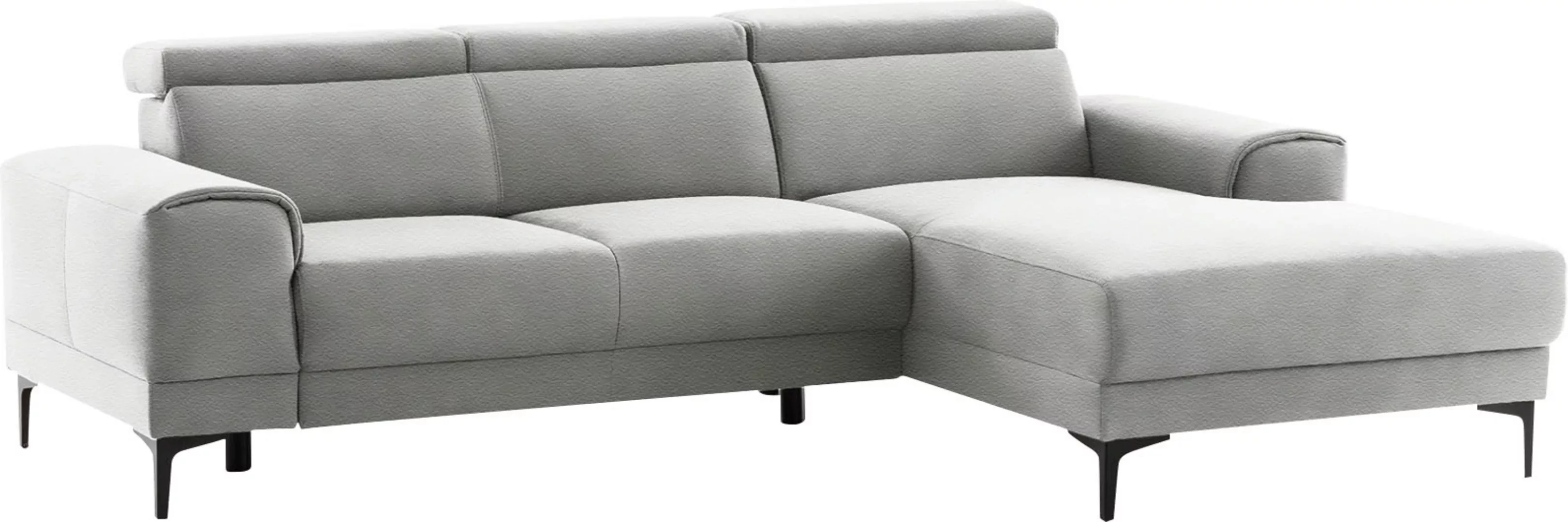 exxpo - sofa fashion Ecksofa "Ophelia, L-Form", mit 3 Kopfstützen, wahlweis günstig online kaufen