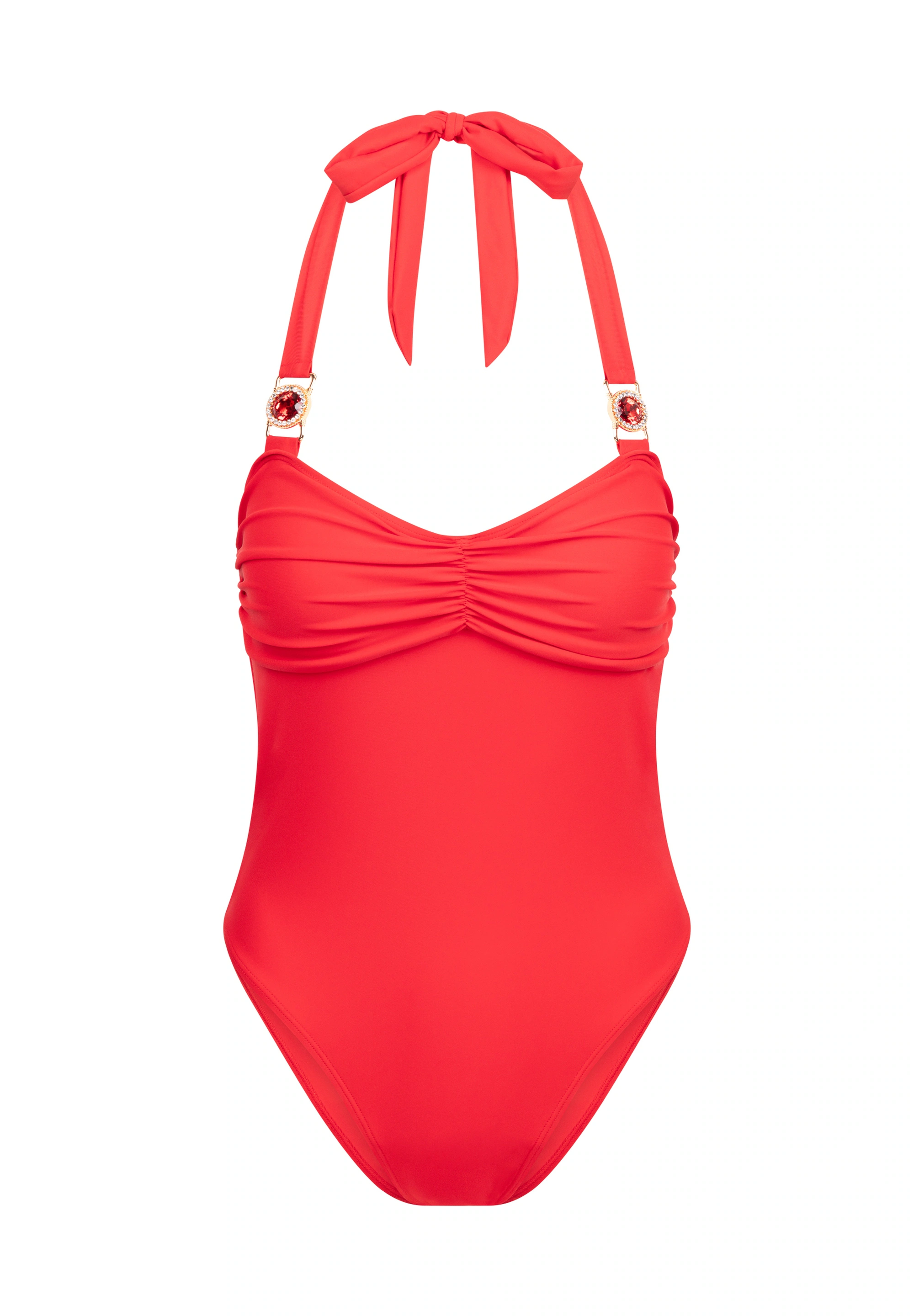 Moda Minx Badeanzug "Amour Rouched", (1 St.), mit tollem Steinbesatz günstig online kaufen