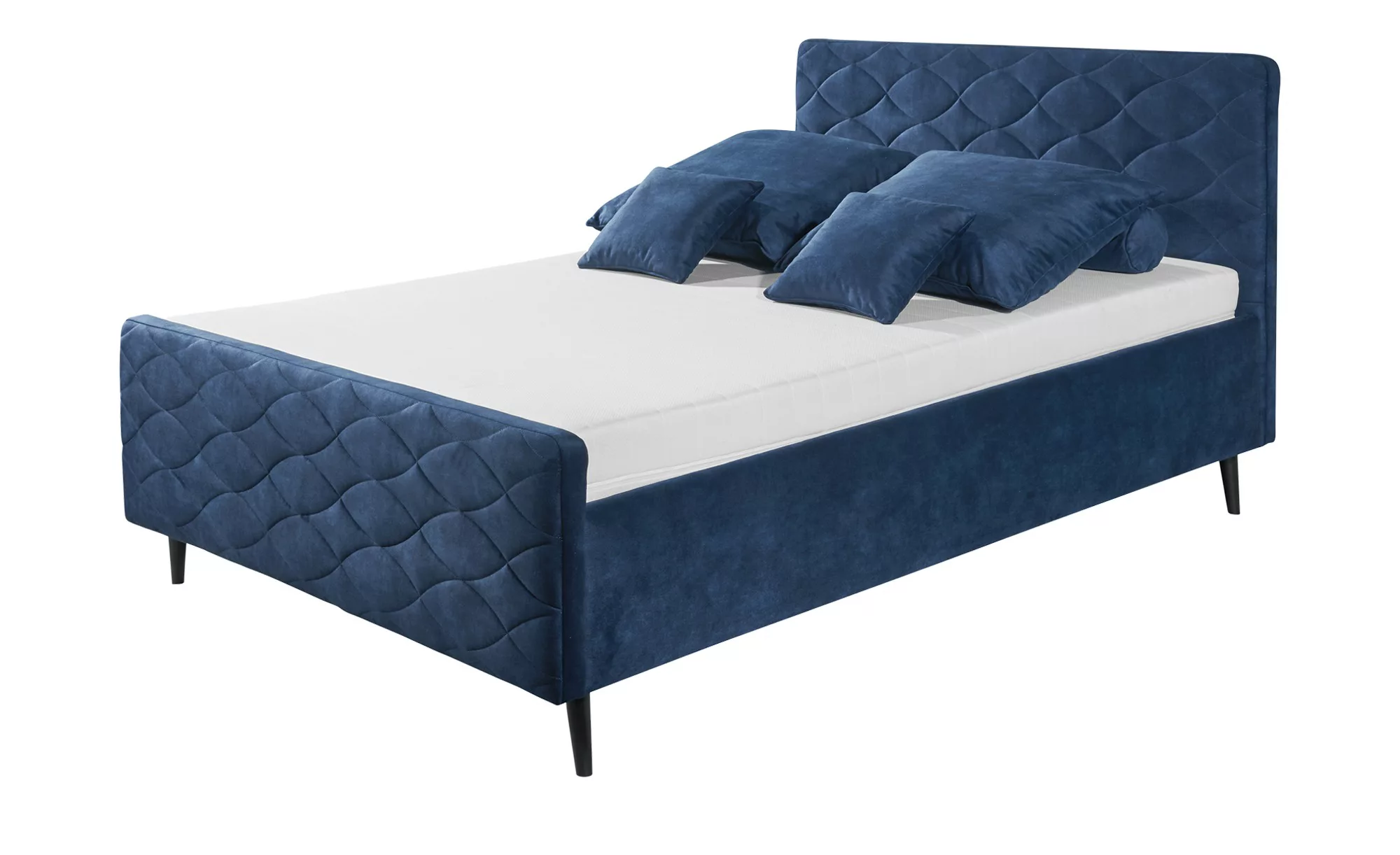meinBett Polsterbettgestell - blau - 149 cm - 102 cm - Betten > Doppelbette günstig online kaufen