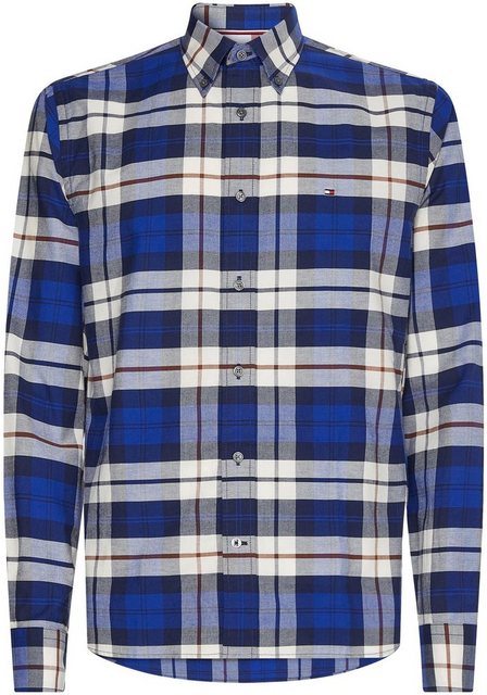 Tommy Hilfiger Langarmhemd OXFORD BLACKWATCH RF SHIRT mit Button-down-Krage günstig online kaufen