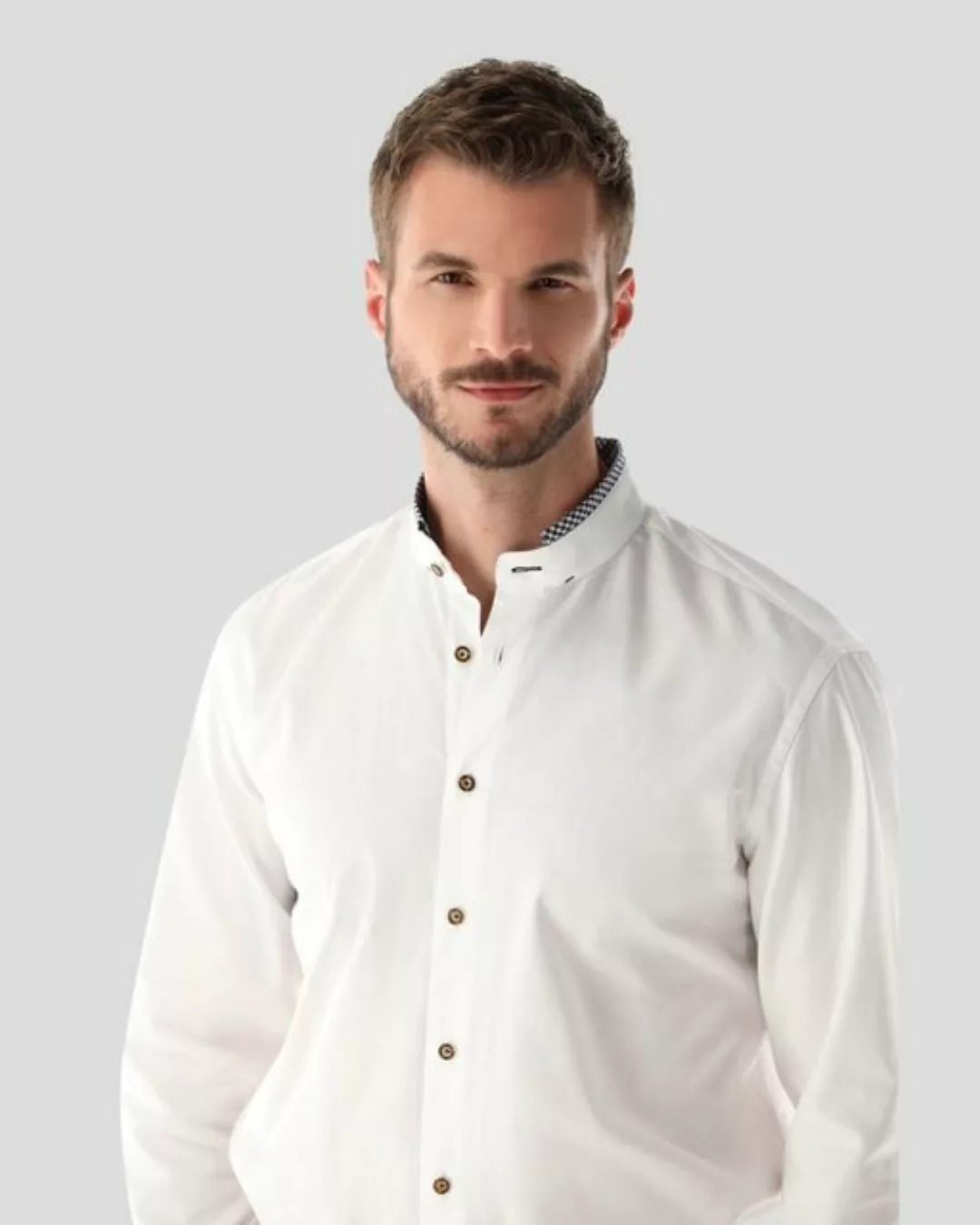 Oxford Trachtenhemd mit Farbdetail Tailor Fit günstig online kaufen