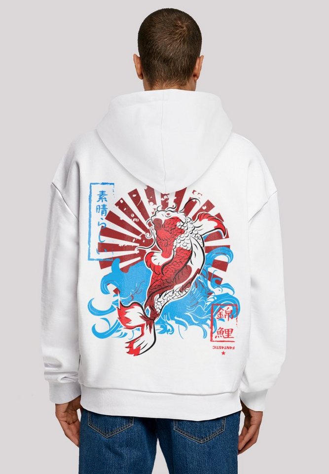 F4NT4STIC Kapuzenpullover Japan Koi Fisch Karpfen Print günstig online kaufen