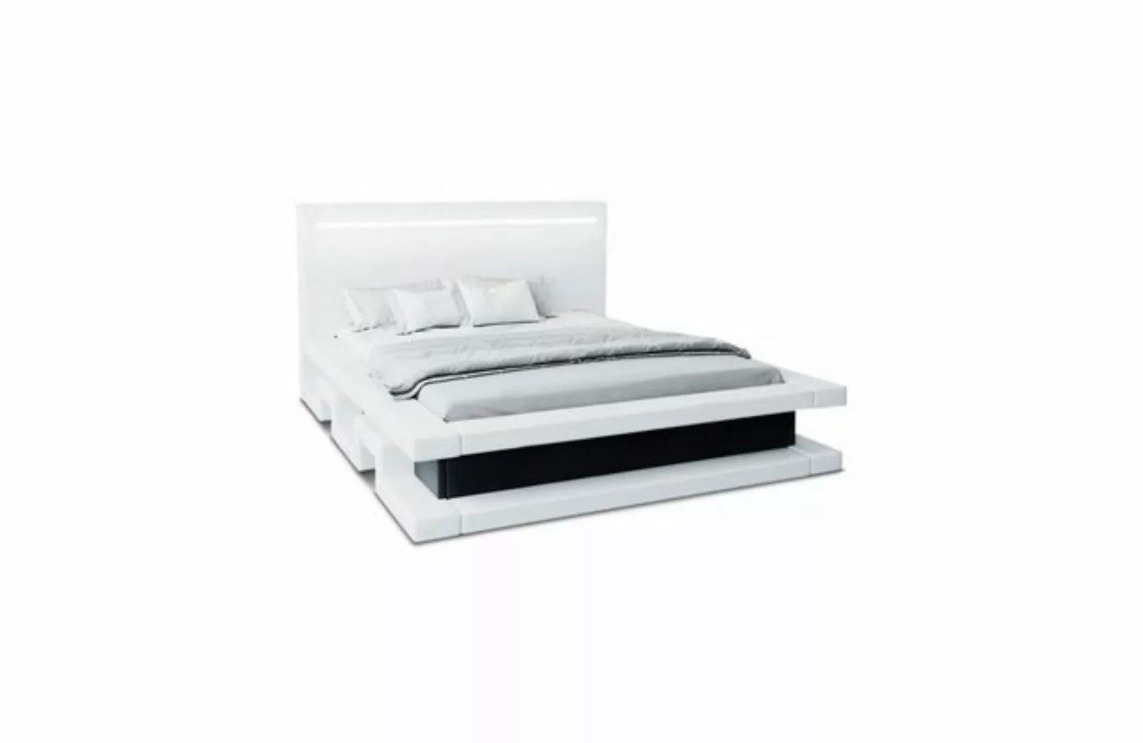 Sofa Dreams Boxspringbett Faenza Bett Kunstleder Premium Komplettbett mit L günstig online kaufen