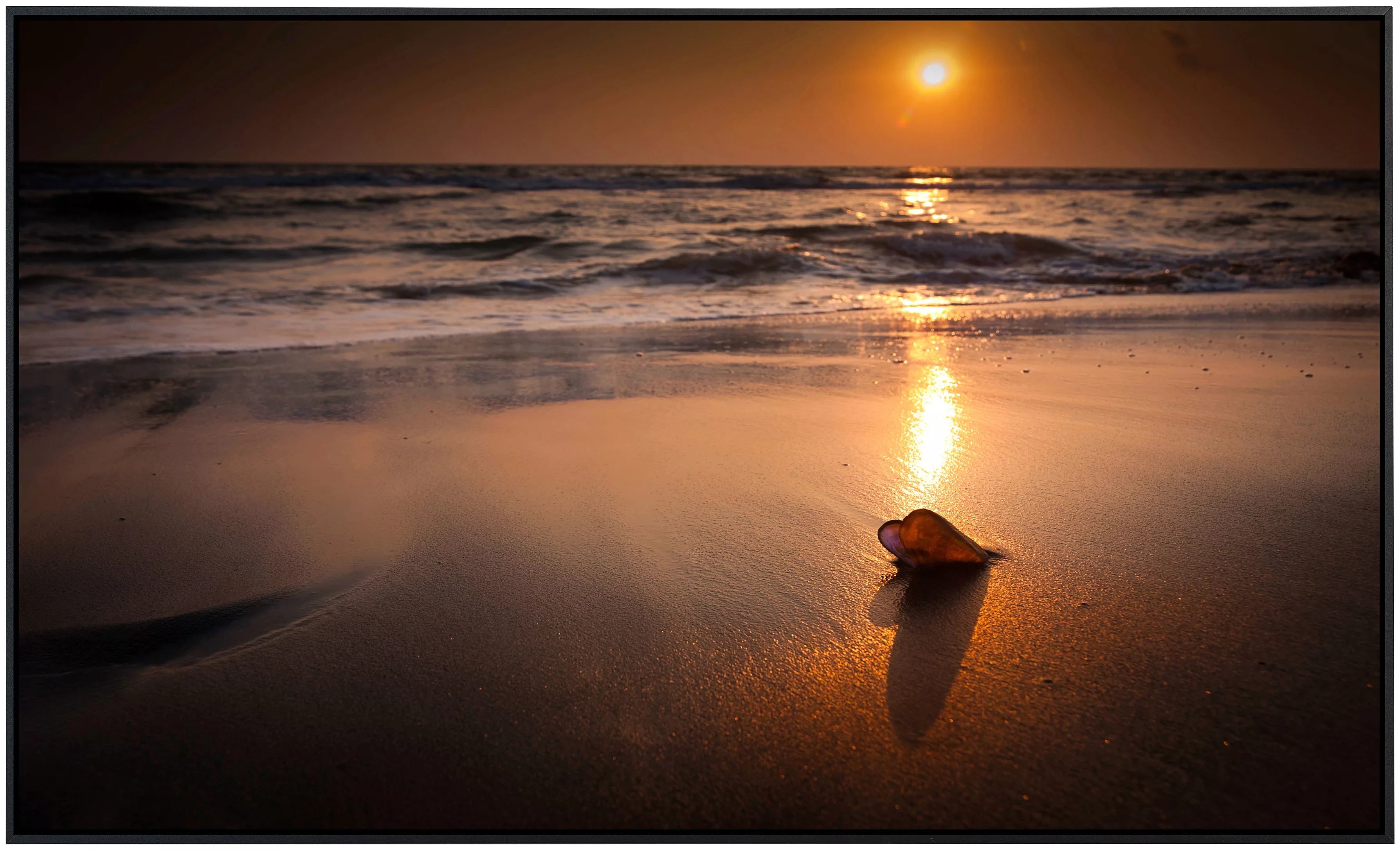 Papermoon Infrarotheizung »Tropischer Strand Sonnenuntergang«, sehr angeneh günstig online kaufen