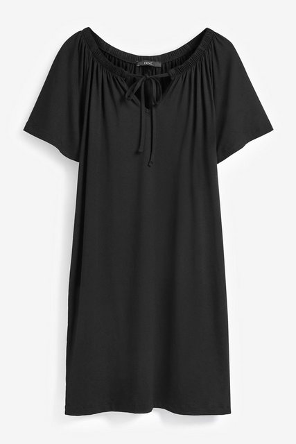 Next Minikleid Kurzärmeliges Kaftan-Minikleid aus Jersey (1-tlg) günstig online kaufen