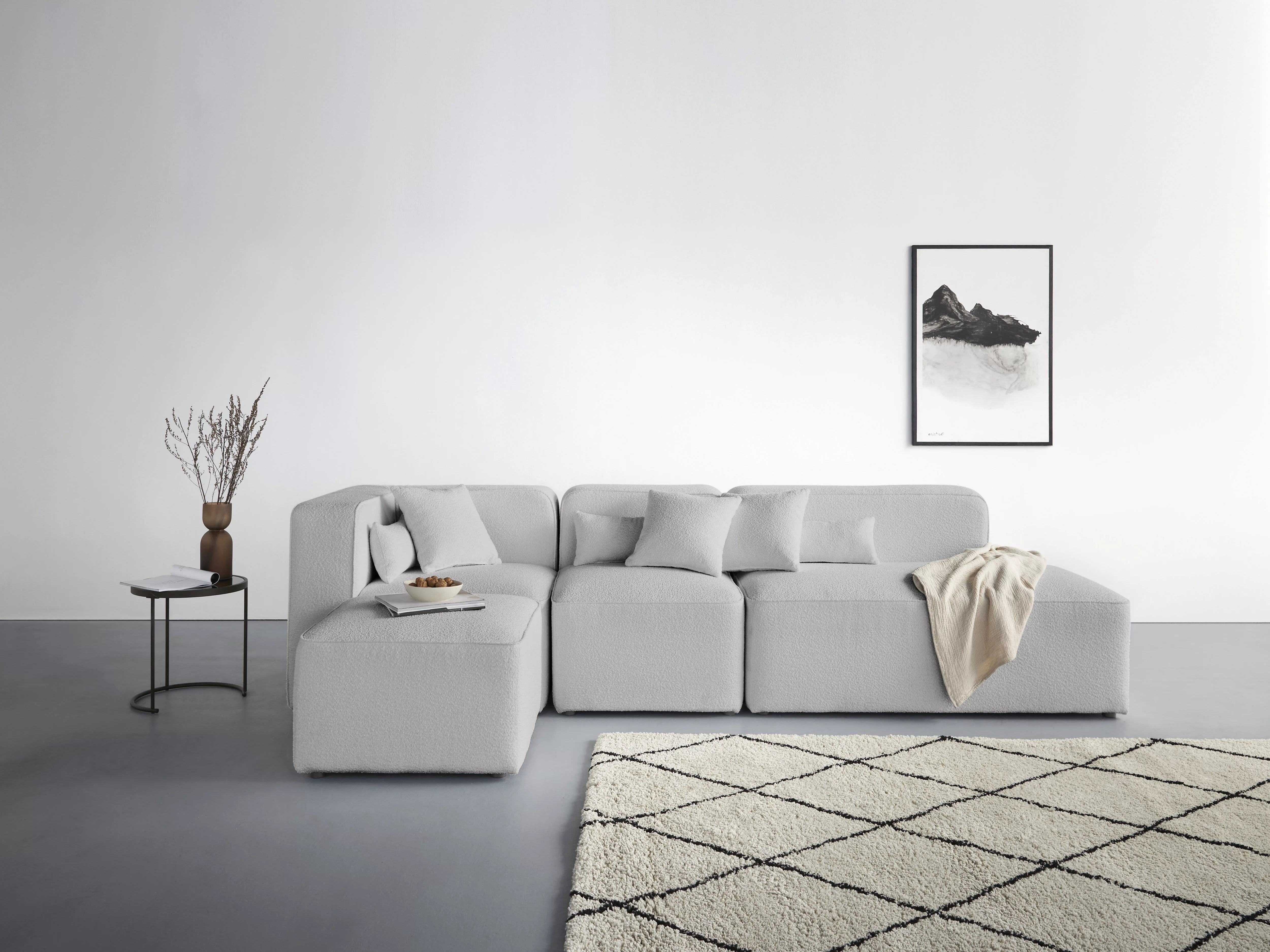 andas Ecksofa "Sundstrup L-Form", Modulserie, individuelle Zusammenstellung günstig online kaufen