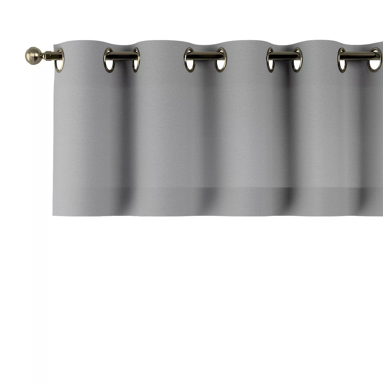 Kurzgardine mit Ösen, grau, 390 x 40 cm, Loneta (133-24) günstig online kaufen