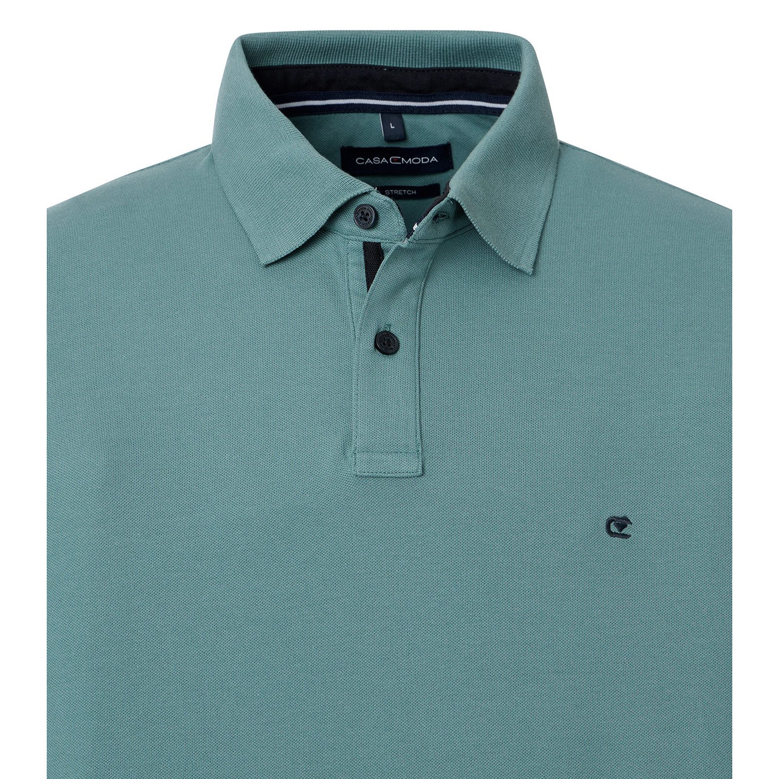 CASAMODA Poloshirt CasaModa Stretch-Poloshirt Übergröße dunkelmint günstig online kaufen