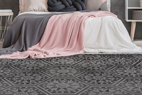 my home Läufer »Stina«, rechteckig, 7 mm Höhe, Teppichläufer, Hoch-Tief-Eff günstig online kaufen