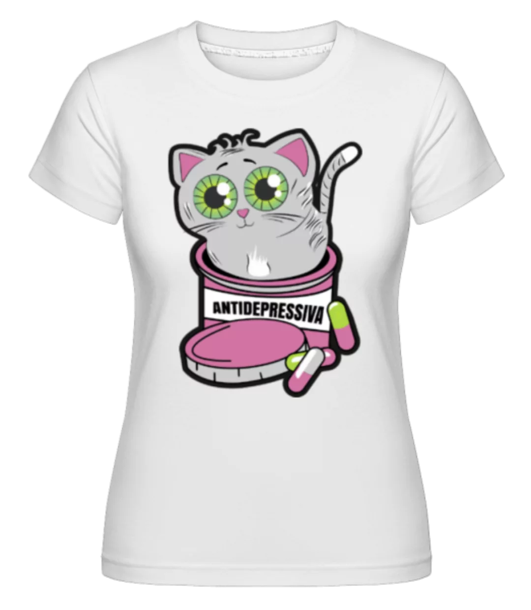 Antidepressiva Katze · Shirtinator Frauen T-Shirt günstig online kaufen